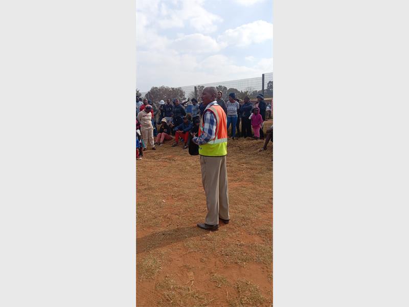 Residents were encouraged to report gender-based violence, femicide and drug-related crimes during a community engagement led by Springs SAPS.