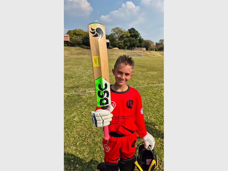 With multiple captaincy roles, a century, seven Man of the Match awards and provincial honours, Michael Kotze is emerging as one of Springs' brightest young sporting talents.