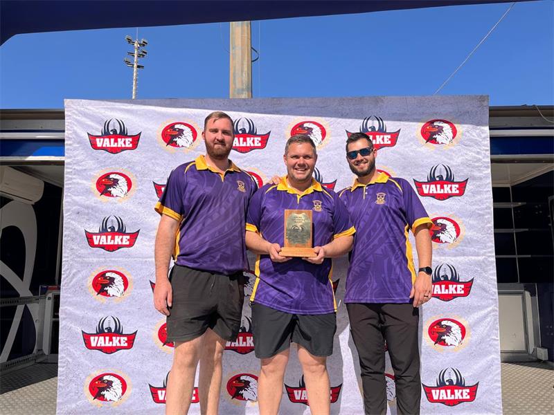 Olympia Park School head coach Henkie Goosen praised his players' hard work and resilience after they claimed the Valke Division 5A title with a thrilling 29 to 28 win over Vaalpark High School.