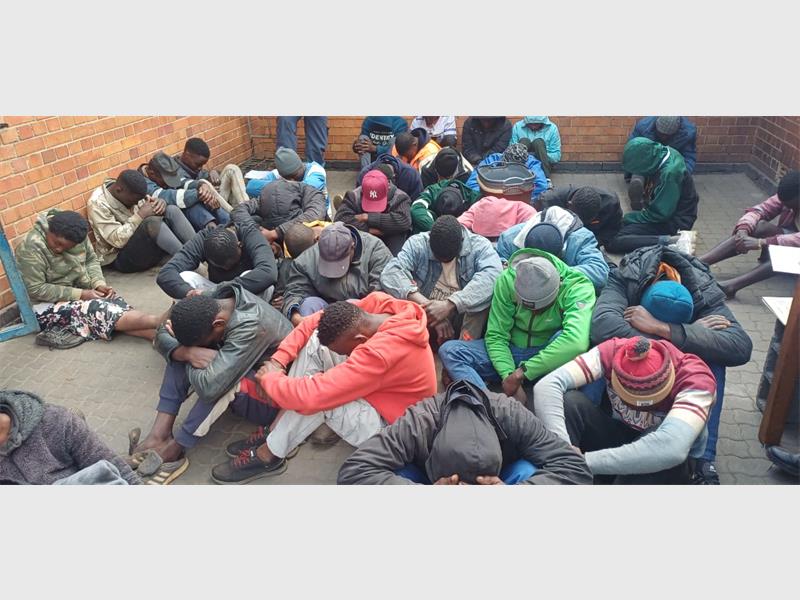 Police and the SANDF conducted a joint operation targeting illegal immigration with those arrested expected to appear in court.