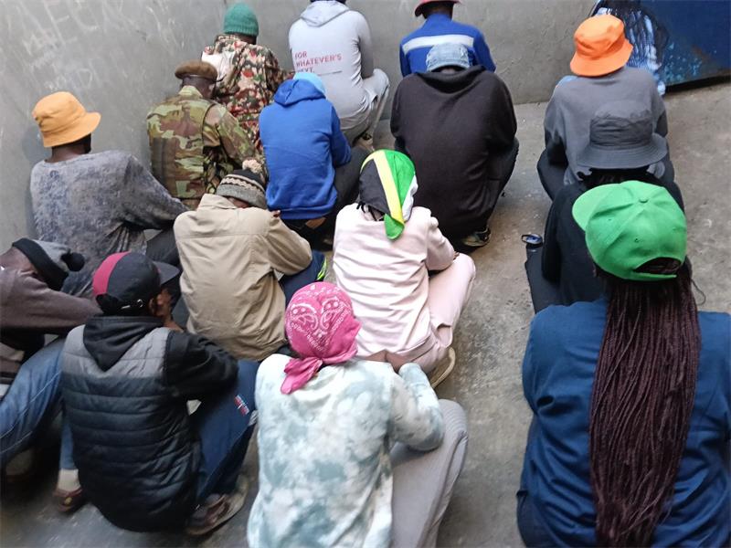 The Springs SAPS says the suspects allegedly looted homes, damaged property and intimidated residents in the Springs CBD.