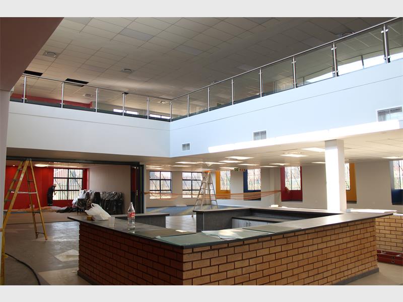The upgraded Bakerton Library is nearing completion after provincial grant delays halted construction, with the facility expected to open in the coming months.