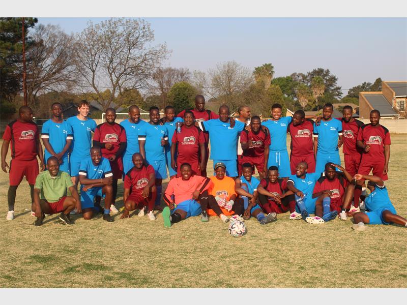 Ultra Gear and APE Pumps swapped work uniform for soccer gear as they enjoyed friendly soccer games.