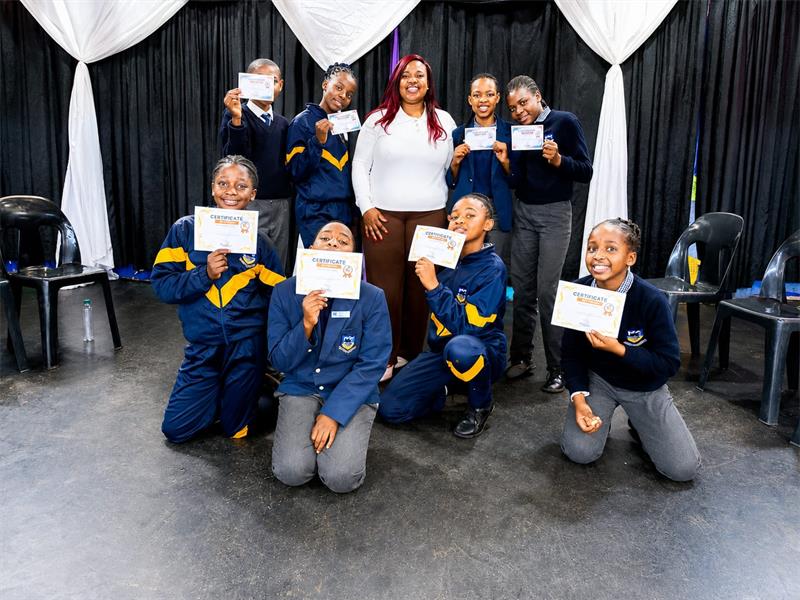 Impact Tuition Learning Centre learners secured first and second place in their respective categories at The Great Debate competition in Brakpan.