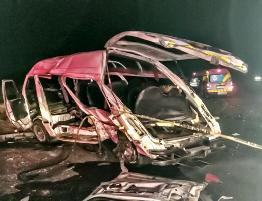 The other vehicle involved in the crash. Photo: Netcare 911