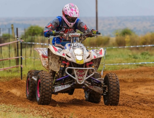 Carletonville scholar Lindie Barnard took her second victory in the Junior Quad Class at Louis Trichardt. (Photo by Action in Motion