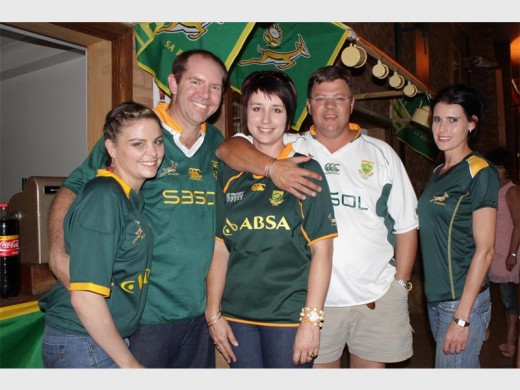 Irma van Rensburg, Jan Nel, Chantal Visser, Dirk Visser and Elisma de Magalhaes represented the Springboks.