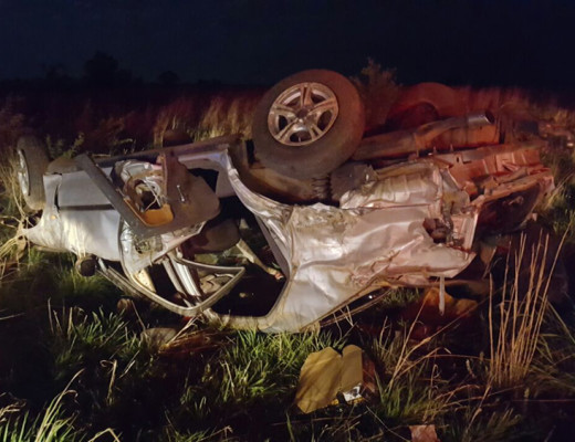 The accident scene. Photo: ER24