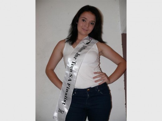 Anthea Beukes is one of seven Miss Junior SA finalists from her modelling school. Photo: Alanicka Lotriet.
