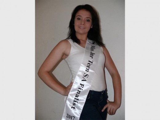 Anthea Beukes is one of seven Miss Junior SA finalists from her modelling school. Photo: Alanicka Lotriet.