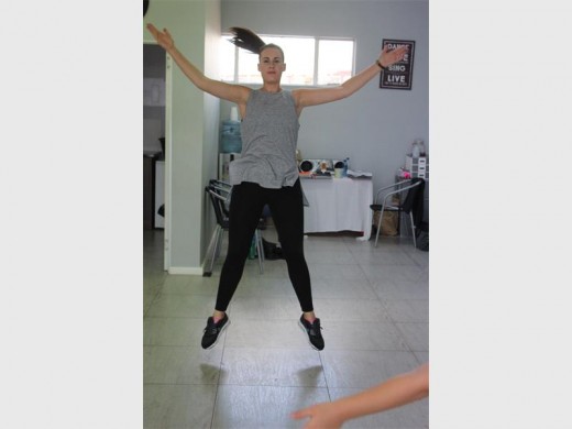 Eileen Levey, founder of Snap Back Studios, in action.