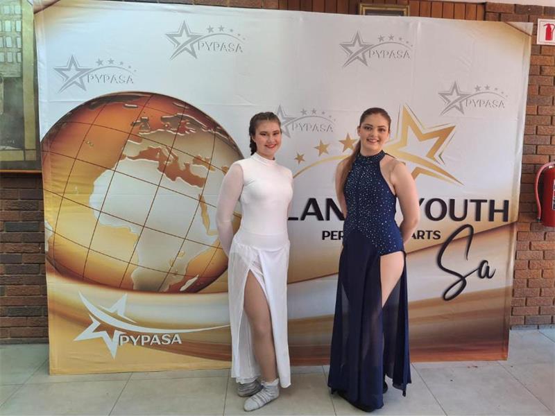 Two dancers from Beyond the Barre Dance Studio impressed audiences with their performances at the Planet Youth Performing Arts event in Pretoria.