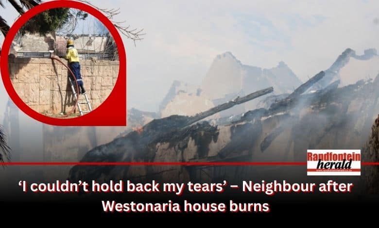 Witnesses to the fire that broke out on Christiaan Beyers Street described the devastating moments before the house was completely engulfed in flames.