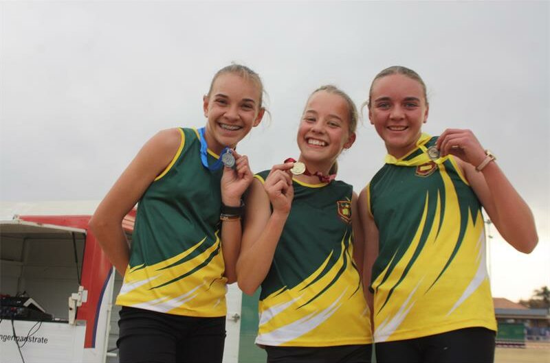 Primary schools from across Rand West City showcased their top athletes at League 3 of the cross country competition hosted by Laerskool Rapportryer.