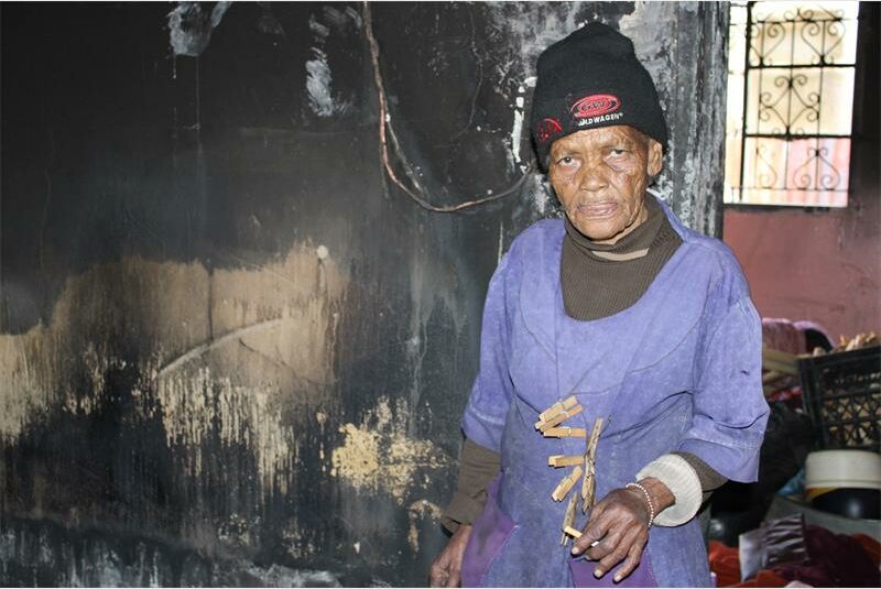 A 73-year-old grandmother and her family are pleading for assistance after a blaze left them homeless.