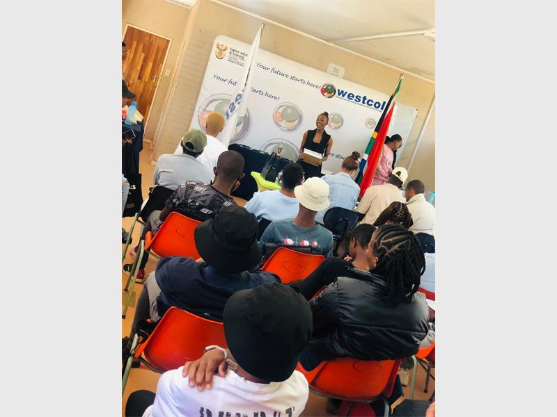 Young entrepreneurs showcased their business skills at the recent TVET Preneurship event hosted by Westcol TVET College.