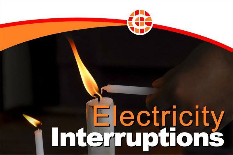 Rand West City Local Municipality warn residents and businesses of power interruptions due to maintenance to be carried out by Eskom.