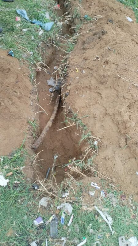 Cable theft in Homelake has affected the power supply to a water tower, leaving elevated areas with low pressure or no water.