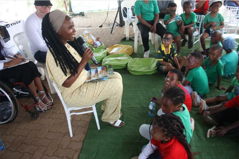 Children from local creches and early childhood development centres, along with pregnant women, participated in the recent Born to Read Campaign to foster a love of reading.