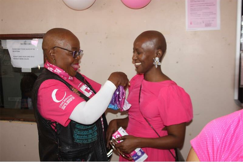 With courage and faith, a multiple cancer survivor shared her journey to inspire others at the Mohlakeng MOU Clinic’s breast cancer awareness campaign.
