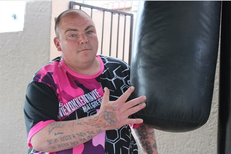 Randfontein now has a local slap fighter ready to fight his way to the podium and claim the super heavyweight title.