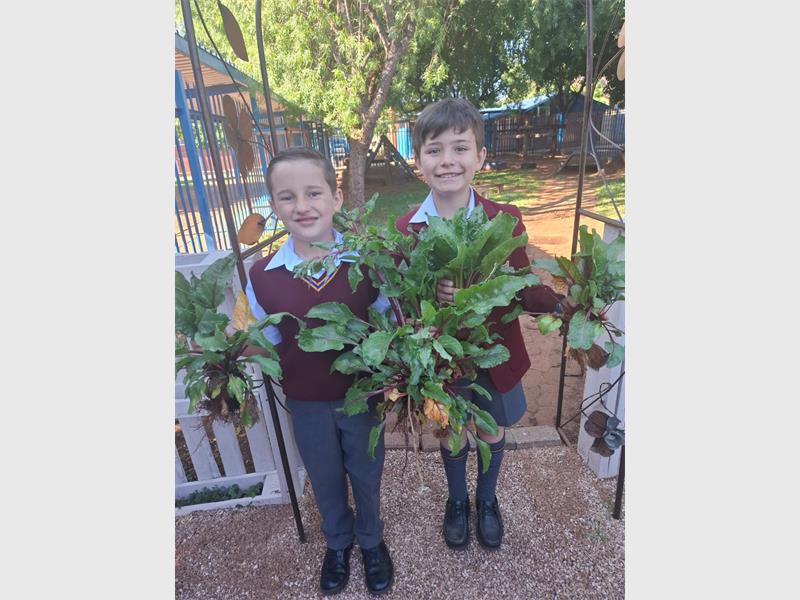 Laerskool Rapportryer se liefdadigheids-tuin help om leerders vir sukses te kweek.