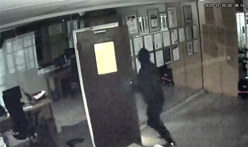 A burglary at an Aureus business was disrupted early this morning, preventing losses and limiting damage.