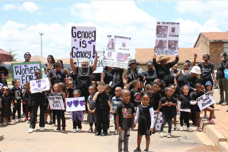 Children and residents of Toekomsrus take a stand on GBV while a new national First Responder Programme equips communities to act fast and aim to save lives.