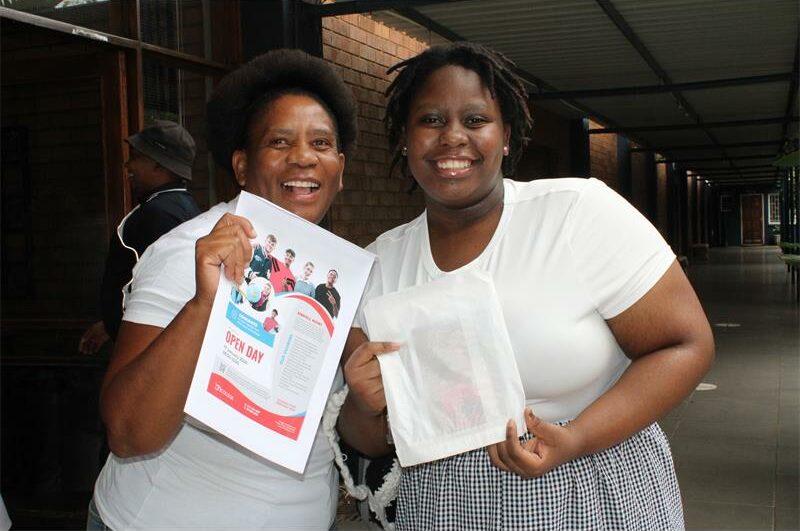 Cheers, proud parents and big ambitions marked results day as Randfontein High’s matric class closed one chapter and opened another.
