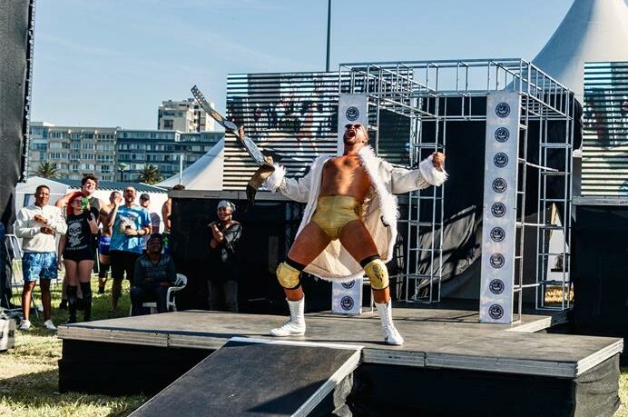 After six years, professional wrestling is back to excite crowds at this year's Randfontein Gouefees.