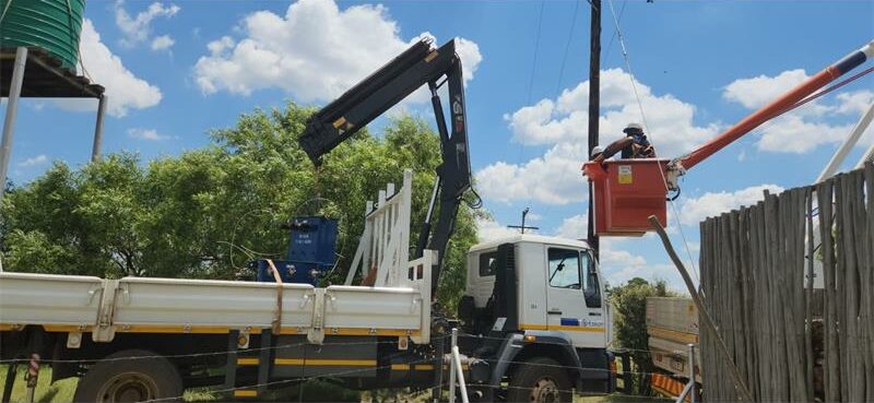 Two Randfontein farmers were arrested after electricity theft was uncovered and illegal transformers were removed.