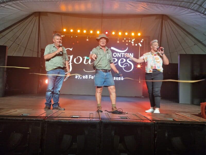 Opening night of the Randfontein Gouefees dazzled with spirited pom-pom performances and lively music from Eloff.