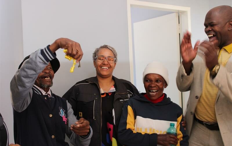 Emotions ran high as homes were handed over to qualifying beneficiaries of the Randfontein Mega City Development project.