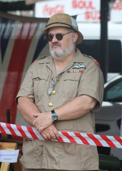 Veterans and military enthusiasts gathered at Cowboy Town to share stories, artefacts and history with the public.