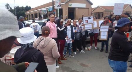 Mine shaft killing and kidnapping: Grief swept through the community as residents rallied outside the court, demanding the accused remain behind bars.