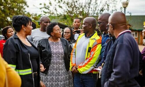 Gauteng Health MEC Faith Mazibuko visited the Bekkersdal Clinic to assess ongoing infrastructure upgrades aimed at improving healthcare services.
