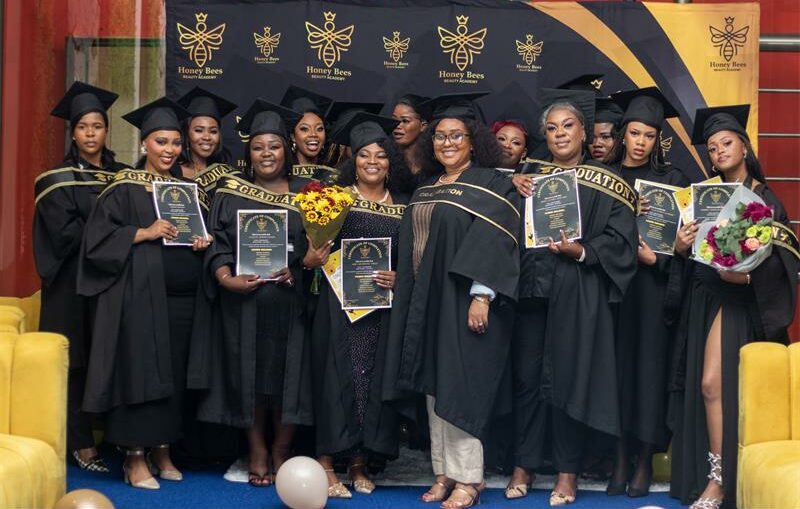 Cheers and celebration filled the room as Honey Bees Beauty Academy honoured its latest graduates, marking the beginning of their journeys into the beauty industry.
