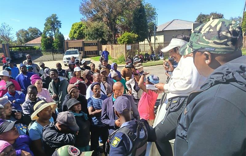 Anger over prolonged water shortages led Dan Tloome residents to stage a protest outside the municipality's offices, demanding urgent intervention.
