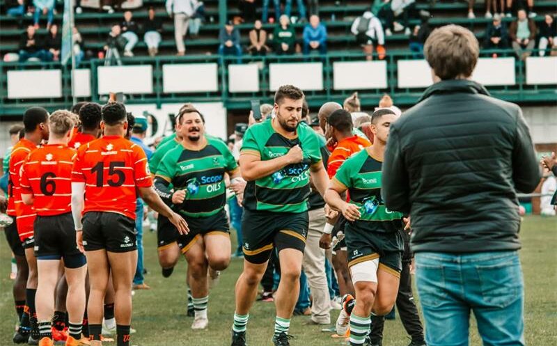 Randfontein Rugby Club’s first team stole the spotlight with a commanding victory over UJ, providing a major highlight on an otherwise challenging day for the club’s other sides.