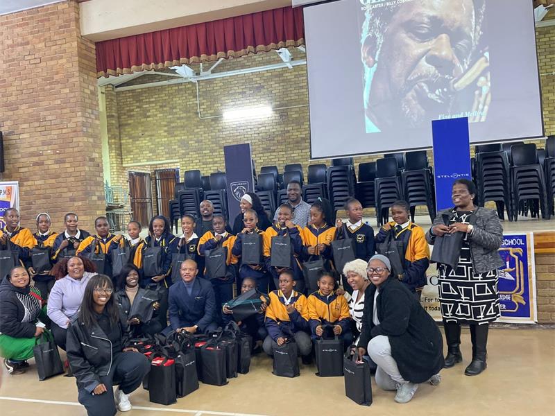 FJL Wells Primary School has received a welcome boost after 200 chairs and 50 pairs of school shoes were donated.