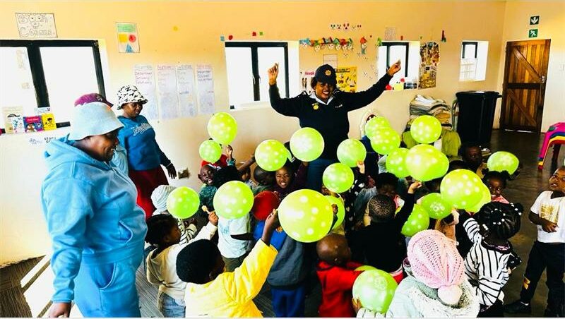 Randfontein police spent the past week visiting day care centres across the area, educating young children on their rights and safety as part of the ongoing Child Protection Week campaign.