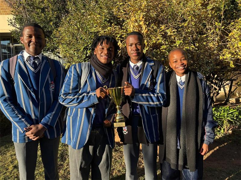 Randfontein High School's senior debating team delivered a standout performance to win the Atheneum Sunday League, with top individual honours and strong junior rankings capping off an impressive campaign.