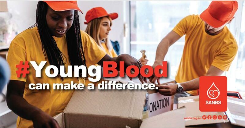 The South African National Blood Service (SANBS) is calling on more young South Africans to join the growing community of regular blood donors.