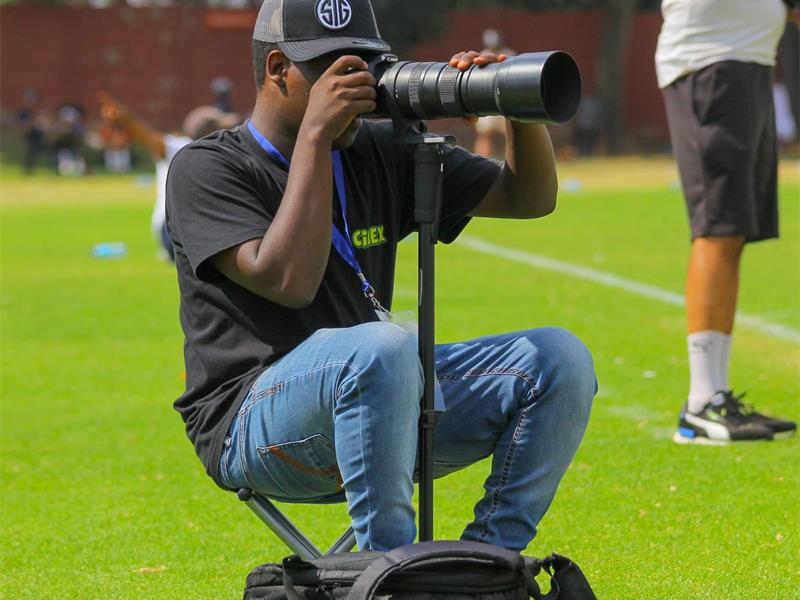 From local soccer fields to dreams of photographing the world's biggest sporting events, Ofentse Mogalobe is using his camera to preserve unforgettable moments and inspire aspiring photographers.