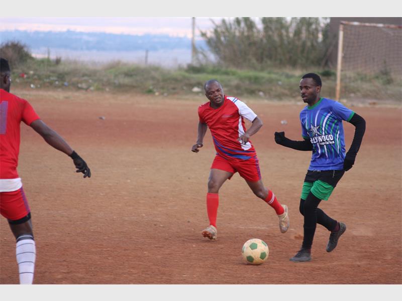 Veteran soccer players combined their passion for the game with a mission to make a difference in their community.