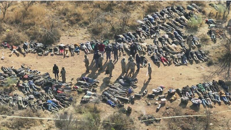 Police have released further details following Operation Prosper at Losberg Kloof Mine, where 217 suspects were arrested, and firearms, ammunition and illegal mining equipment were seized.