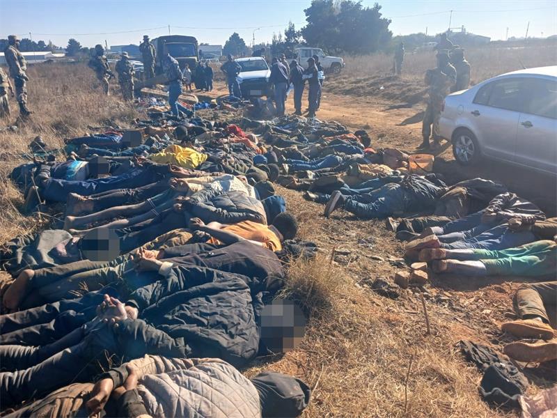 Operation Prosper continues its crackdown on illegal mining, with more than 70 suspects arrested and equipment seized during a raid in Mohlakeng.