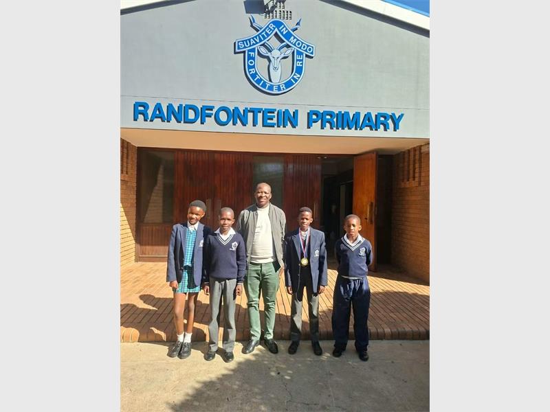 Four young athletes and their teacher will represent Gauteng West at the provincial cross-country championships after impressive district performances.