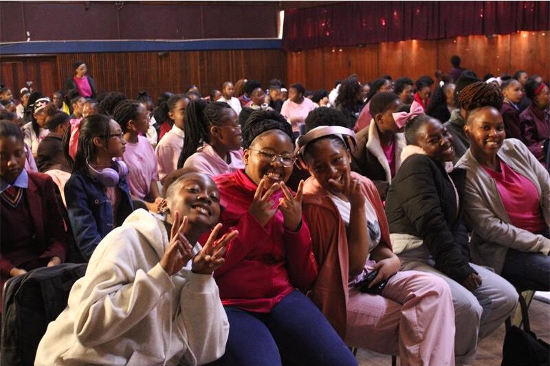 Young women at Jannas were encouraged to break the silence around issues affecting their lives and to recognise the importance of seeking support and caring for their overall well-being.