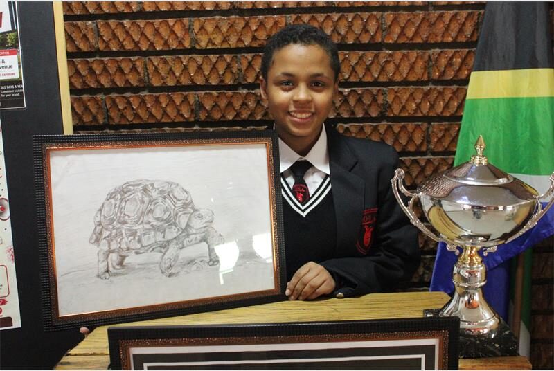 What started with a pencil and a moment of boredom has blossomed into a passion that earned Thandi top honours at the Eisteddfod.